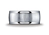 Benchmark-Argentium-Silver-10-mm-Comfort-Fit-Satin-Finished-High-Polished-Round-Edge-Design-Band-Sz-8.5--RECF71002SSV08.5