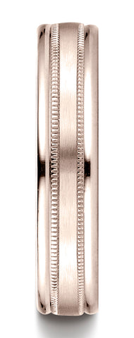 Benchmark-14K-Rose-Gold-4mm-Comfort-Fit-Satin-Finish-Center-w/-a-Round-Edge-and-Milgrain-Band--Size-4.5--RECF7401S14KR04.5