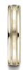 Benchmark-14K-Yellow-Gold-4mm-Comfort-Fit-Satin-Finish-Center-w/-a-Round-Edge-and-Milgrain-Band--Sz-4.5--RECF7401S14KY04.5