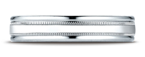 Benchmark-14K-White-Gold-4mm-Comfort-Fit-High-Polished-Finish-w/-a-Round-Edge-and-Milgrain-Band--Size-4.25--RECF740114KW04.25