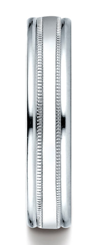Benchmark-Palladium-4mm-Comfort-Fit-High-Polished-Finish-w/-a-Round-Edge-and-Milgrain-Band--Size-4.5--RECF7401PD04.5