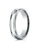 Benchmark-Platinum-4mm-Comfort-Fit-High-Polished-Finish-w/-a-Round-Edge-and-Milgrain-Band--Size-4--RECF7401PT04