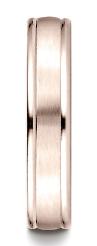 Benchmark-14K-Rose-Gold-4mm-Comfort-Fit-Satin-Finished-High-Polished-Round-Edge-Carved-Design-Band--4.5--RECF7402S14KR04.5