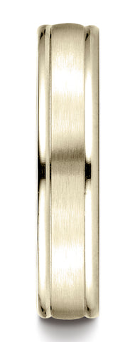 Benchmark-18K-Yellow-Gold-4mm-Comfort-Fit-Satin-Finish-High-Polished-Round-Edge-Band--Size-4.5--RECF7402S18KY04.5