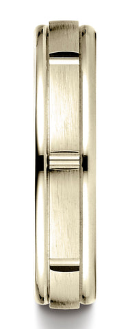 Benchmark-14K-Yellow-Gold-4mm-Comfort-Fit-Satin-Finish-8-Center-Cuts-and-Round-Edge-Band--Size-4.5--RECF7445214KY04.5