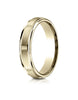 Benchmark-14K-Yellow-Gold-4mm-Comfort-Fit-Satin-Finish-8-Center-Cuts-and-Round-Edge-Band--Size-4--RECF7445214KY04