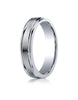 Benchmark-Argentium-Silver-5mm-Comfort-Fit-Satin-Finished-High-Polished-Round-Edge-Design-Band--Size-6--RECF7502SSV06