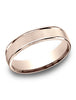 Benchmark-14k-Rose-Gold-5mm-Comfort-Fit-Satin-Finish--Polished-Round-Edge-Carved-Design-Band--Size-4.5--RECF7502S14KR04.5