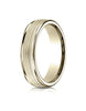 Benchmark-14K-Yellow-Gold-6mm-Comfort-Fit-Multi-Milgrain-Center-High-Polish-Round-Edge-Design-Band-Sz-4--RECF7601814KY04