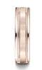Benchmark-14K-Rose-Gold-6mm-Comfort-Fit-Satin-Finish-Center-w/-Milgrain-Round-Edge-Band--Size-4.5--RECF7601S14KR04.5