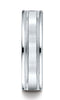 Benchmark-14K-White-Gold-6mm-Comfort-Fit-Satin-Finish-Center-w/-Milgrain-Round-Edge-Band--Size-4.5--RECF7601S14KW04.5