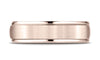 Benchmark-14K-Rose-Gold-6mm-Comfort-Fit-Satin-Finish-High-Polished-Round-Edge-Carved-Design-Band--Size-4.25--RECF7602S14KR04.25