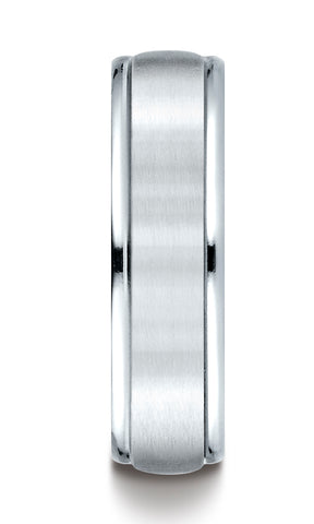 Benchmark-Platinum-6mm-Comfort-Fit-Satin-Finish-High-Polished-Round-Edge-Carved-Design-Band--Size-4.5--RECF7602SPT04.5