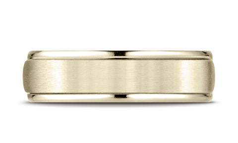 Benchmark-10K-Yellow-Gold-6mm-Comfort-Fit-Satin-Finish-High-Polished-Round-Edge-Carved-Design-Band--Sz-4.25--RECF7602S10KY04.25