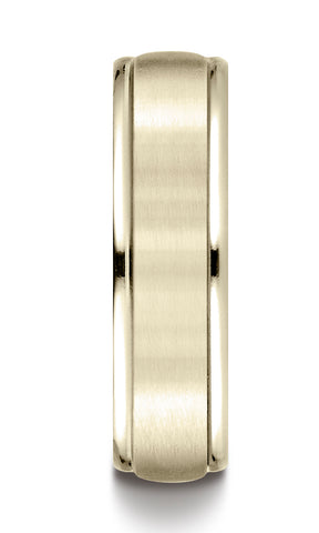 Benchmark-14K-Yellow-Gold-6mm-Comfort-Fit-Satin-Finish-High-Polished-Round-Edge-Carved-Design-Band--4.5--RECF7602S14KY04.5