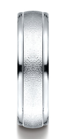 Benchmark-Platinum-6mm-Comfort-Fit-Wired-Finished-High-Polished-Round-Edge-Carved-Design-Band--Size-4.5--RECF7602PT04.5