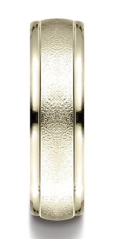 Benchmark-14K-Yellow-Gold-6mm-Comfort-Fit-Wired-Finished-High-Polished-Round-Edge-Band--Size-4.5--RECF760214KY04.5