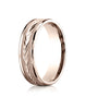 Benchmark-14K-Rose-Gold-6mm-Comfort-Fit-Harvest-of-Love-Round-Edge-Carved-Design-Wedding-Ring-Size-4--RECF760314KR04