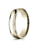 Benchmark-10K-Yellow-Gold-6mm-Comfort-Fit-High-Polish-Finish-Round-Edge-Design-Wedding-Band-Ring--Size-4--RECF7620010KY04