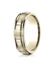 Benchmark-10K-Yellow-Gold-6mm-Comfort-Fit-Satin-Finish-8-Center-Cuts-and-Round-Edge-Band--Size-4--RECF7645210KY04