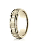 Benchmark-18K-Yellow-Gold-6mm-Comfort-Fit-Satin-Finish-8-Center-Cuts-and-Round-Edge-Band--Size-4--RECF7645218KY04