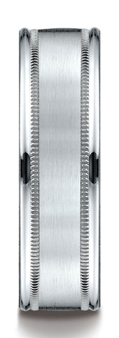 Benchmark-Platinum-7mm-Comfort-Fit-Satin-Finish-Center-w/-Milgrain-Round-Edge-Carved-Design-Band-Sz-4.5--RECF7701SPT04.5