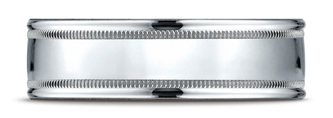 Benchmark-Platinum-7mm-Comfort-Fit-High-Polished-with-Milgrain-Round-Edge-Carved-Design-Band--Size-4.25--RECF7701PT04.25