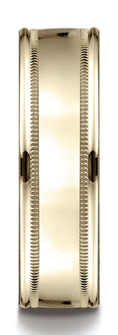 Benchmark-10k-Yellow-Gold-7mm-Comfort-Fit-High-Polished-w/-Milgrain-Round-Edge-Carved-Design-Band-Sz-4.5--RECF770110KY04.5