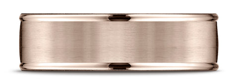 Benchmark-14k-Rose-Gold-7mm-Comfort-Fit-Satin-Finish-High-Polished-Round-Edge-Carved-Design-Band--Size-4.25--RECF7702S14KR04.25