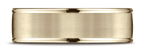 Benchmark-18k-Yellow-Gold-7mm-Comfort-Fit-Satin-Finish-High-Polished-Round-Edge-Carved-Design-Band--Sz-4.25--RECF7702S18KY04.25