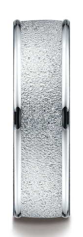 Benchmark-Platinum-7mm-Comfort-Fit-Wired-Finished-High-Polished-Round-Edge-Carved-Design-Band--Size-4.5--RECF7702PT04.5