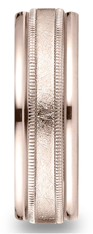 Benchmark-14k-Rose-Gold-7mm-Comfort-Fit-Swirl-Finish-Center-Milgrain-Round-Edge-Carved-Design-Band--4.5--RECF7704114KR04.5
