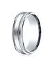 Benchmark-18k-White-Gold-7mm-Comfort-Fit-Swirl-Finish-Center-Milgrain-Round-Edge-Carved-Design-Band-Sz-4--RECF7704118KW04