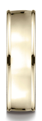 Benchmark-14k-Yellow-Gold-7mm-Comfort-Fit-high-polish-finish-round-edge-Design-band--Size-4.5--RECF7720014KY04.5