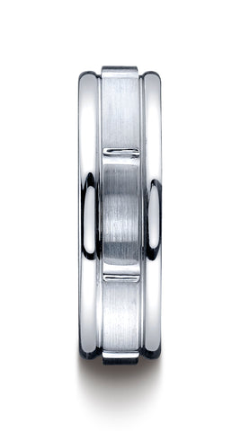 Benchmark-Cobaltchrome-7mm-Comfort-Fit-Satin-Finished-Round-Edge-Design-Wedding-Band-Ring--Size-7--RECF77452CC07