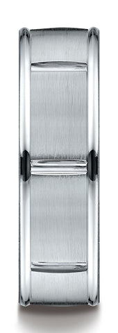 Benchmark-18k-White-Gold-7mm-Comfort-Fit-Satin-Finish-8-Center-Cuts-and-Round-Edge-Band--Size-4.5--RECF7745218KW04.5