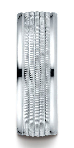 Benchmark-18K-White-Gold-8mm-Comfort-Fit-Multi-Milgrain-Center-High-Polish-Round-Edge-Design-Band--4.5--RECF7801818KW04.5