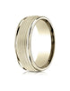 Benchmark-14K-Yellow-Gold-8mm-Comfort-Fit-Multi-Milgrain-Center-High-Polish-Round-Edge-Design-Band-Sz-4--RECF7801814KY04