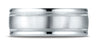 Benchmark-18K-White-Gold-8mm-Comfort-Fit-Satin-Finish-Center-w/-Milgrain-Round-Edge-Band--Size-4.25--RECF7801S18KW04.25