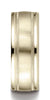 Benchmark-14K-Yellow-Gold-8mm-Comfort-Fit-Satin-Finish-Center-w/-Milgrain-Round-Edge-Band--Size-4.5--RECF7801S14KY04.5