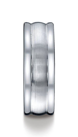 Benchmark-Cobaltchrome-8-mm-Comfort-Fit-Satin-Finished-Round-Edge-Design-Wedding-Band-Ring--Size-7--RECF78022SCC07