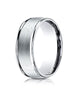 Benchmark-14K-White-Gold-8mm-Comfort-Fit-Satin-Finish-High-Polished-Round-Edge-Carved-Design-Band--Sz-4--RECF7802S14KW04
