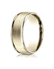 Benchmark-14K-Yellow-Gold-8mm-Comfort-Fit-Satin-Finish-High-Polished-Round-Edge-Carved-Design-Band-Sz-4--RECF7802S14KY04