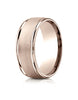 Benchmark-14K-Rose-Gold-8mm-Comfort-Fit-Wire-Brush-Finish-High-Polished-Round-Edge-Carved-Design-Band--4--RECF780214KR04