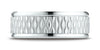 Benchmark-14K-White-Gold-8mm-Comfort-Fit-Round-Edge-Patterned-Design-Wedding-Band-Ring--Size-4.25--RECF7870014KW04.25