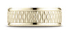 Benchmark-18K-Yellow-Gold-8mm-Comfort-Fit-Round-Edge-Patterned-Design-Wedding-Band-Ring--Size-4.25--RECF7870018KY04.25