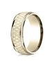 Benchmark-14K-Yellow-Gold-8mm-Comfort-Fit-Round-Edge-Patterned-Design-Wedding-Band-Ring--Size-4--RECF7870014KY04