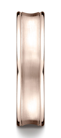 Benchmark-14K-Rose-Gold-5.5mm-Comfort-Fit-Concave-Round-Edge-Satin-Center-Design-Wedding-Band--Size-4.5--RECF8550014KR04.5