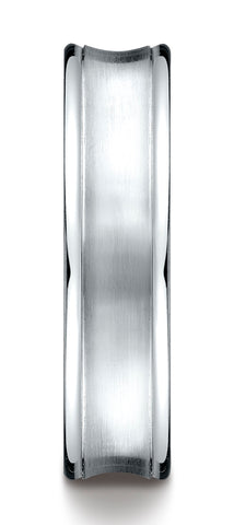 Benchmark-14K-White-Gold-5.5mm-Comfort-Fit-Concave-Round-Edge-Satin-Center-Design-Wedding-Band--Size-4.5--RECF8550014KW04.5