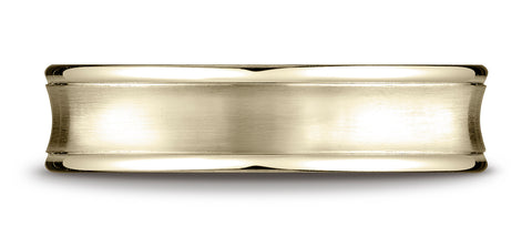 Benchmark-14K-Yellow-Gold-5.5mm-Comfort-Fit-Concave-Round-Edge-Satin-Center-Design-Wedding-Band--Size-4.25--RECF8550014KY04.25